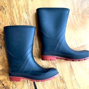Rain Boots Pull On Youth Size 5